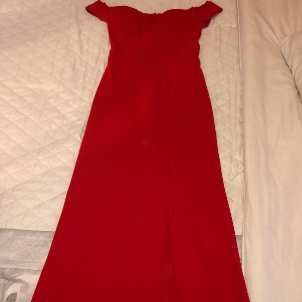 Red prom dress